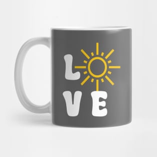 Love Sun White Mug